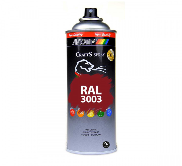 RAL 3003 Ruby Red 400 ml Spray i gruppen Spray / Kulörer / 144 st RAL-Kulörer hos Spraycan Sweden AB (696220)