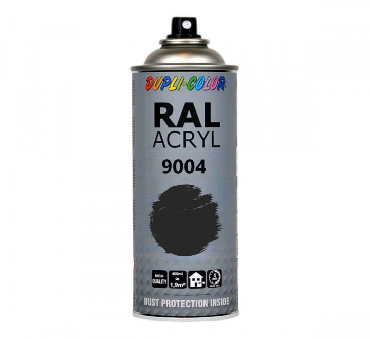 RAL Acryl Sprayfärg 400 ml | Akryllack RAL 9004 Signal Black