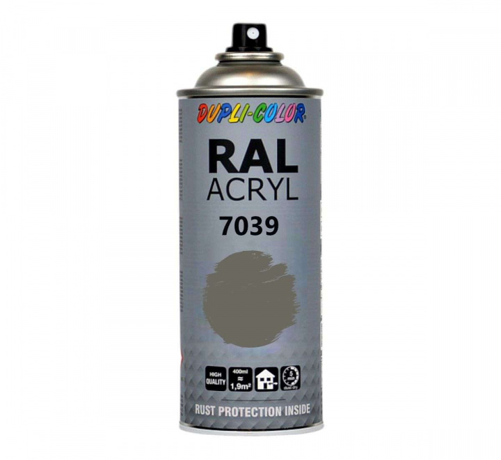 RAL 7039 Quartz Grey. Dupli-Color RAL Acryl. Akryllack i sprayburk 400 ml. 