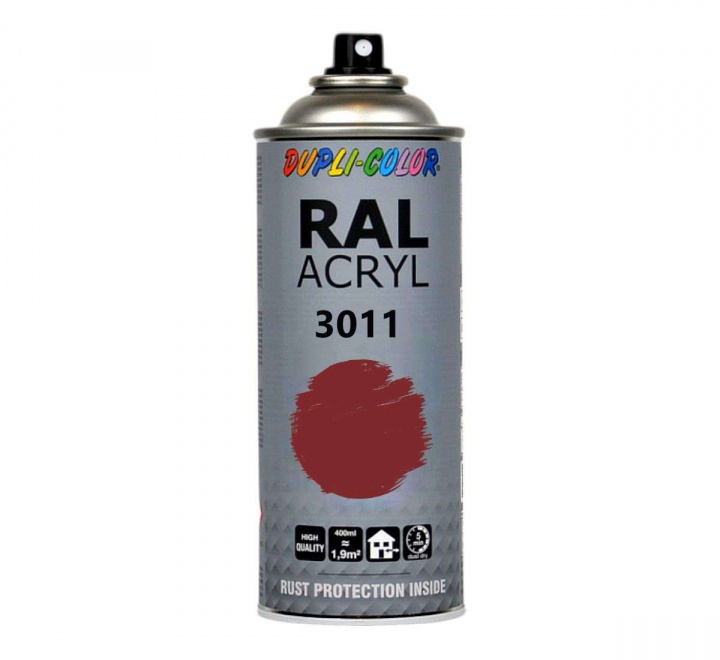 RAL 3011 Brown Red. Sprayfärg från Dupli-Color RAL Acryl 400 ml