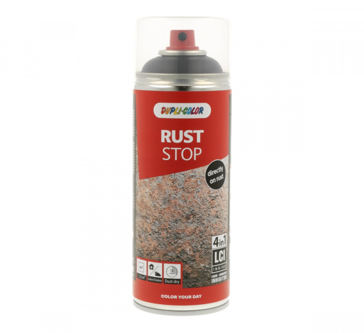 Rust Stop Black RAL9005 Sidenmatt 400ml i gruppen Spray / Sprayfärg / Rost stopp hos Spraycan Sweden AB (868320)