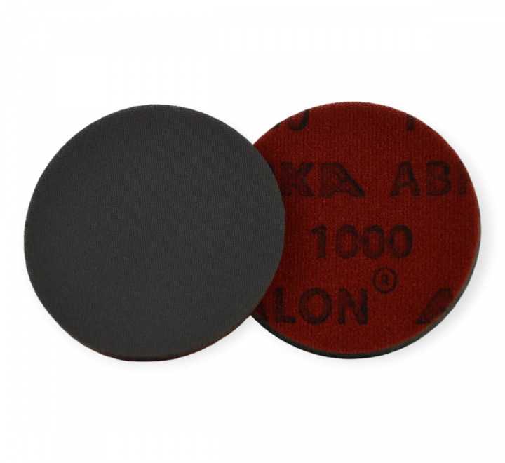Sliprondeller från Mirka, Abralon 77 mm, kornstorlek 1000