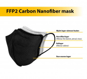 Andningsskyd FFP2 Carbon Medium