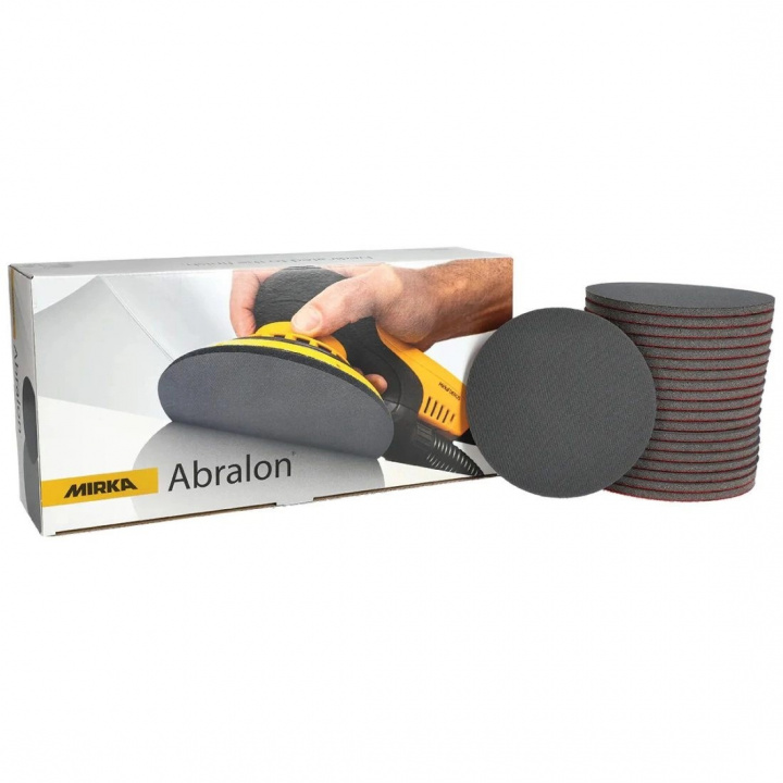 Abralon J5 sliprondeller från Mirka hög densitet, diameter 150 mm 