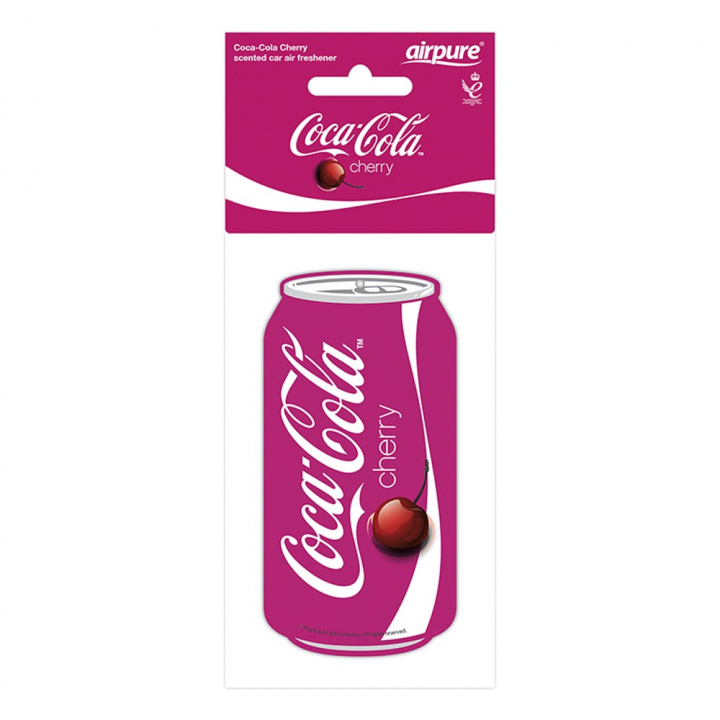 Luftfrschare Coca-Cola Cherry i gruppen Fordonsvrd / Interir / Luft & Doft hos Spraycan Sweden AB (FOB-CC2-PC-C-256)