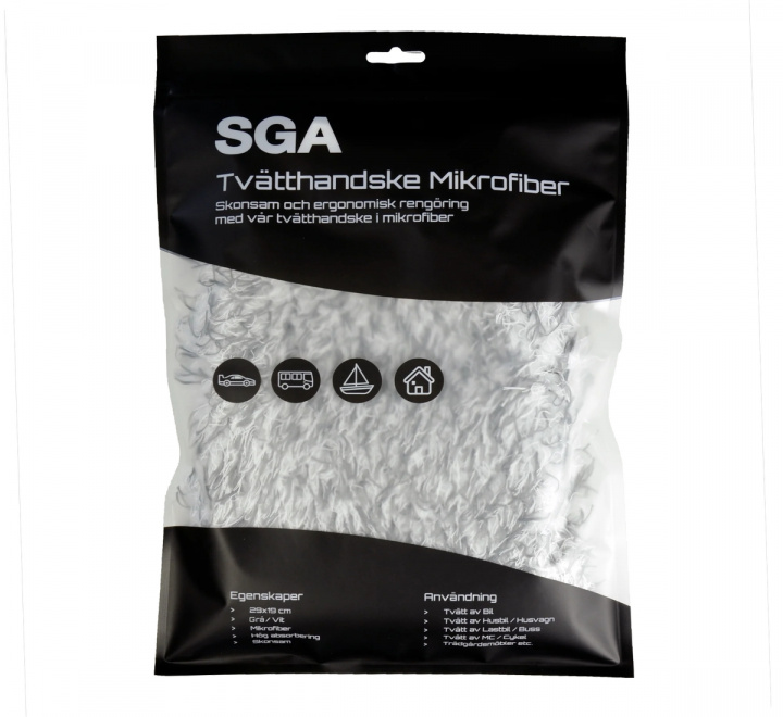 Tvätthandske Mikrofiber 29 x 19 cm i gruppen Fordonsvård / Tvätt & Städtillbehör / Tvätthandskar hos Spraycan Sweden AB (GB010)