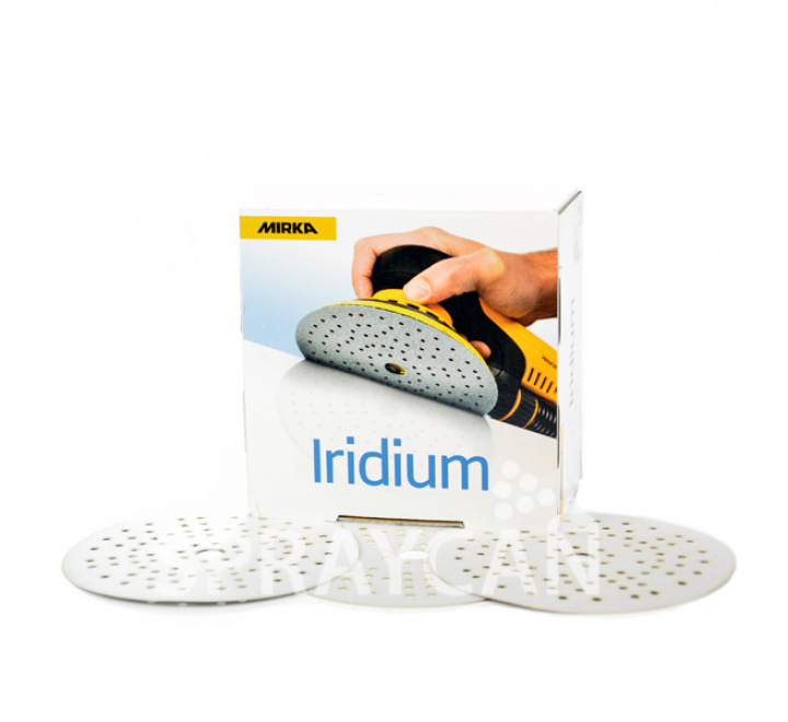 Iridium 125 mm, premium sliprondell frn Mirka korn 40-1000